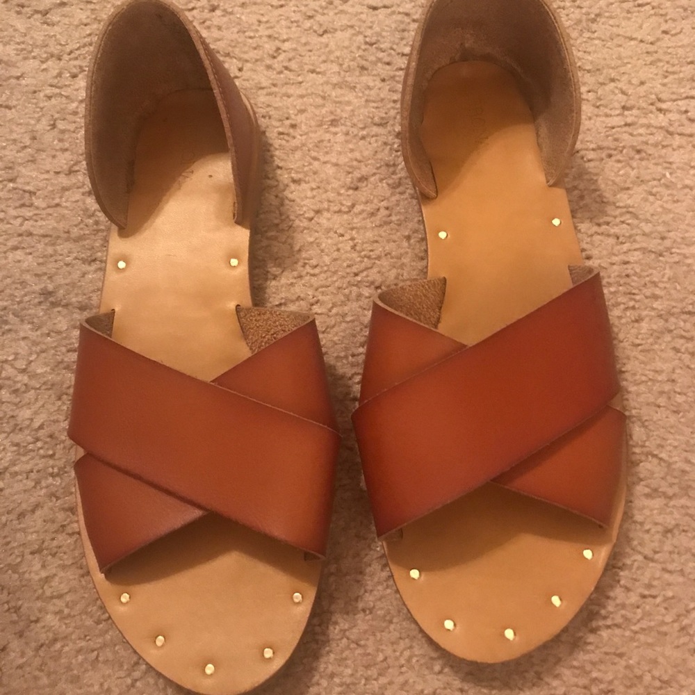 Sandals; only worn once